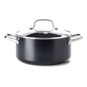 Faitout  Copenhagen 20 cm avec couvercle -  310 cl Noir Rond Ceramique Greenpan