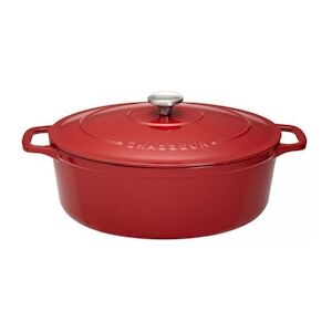 CHASSEUR cocotte fonte ovale 33 cm Invicta