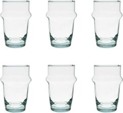 NOVASTYL - Lot 6 Gobelets Beldi 15cl En Verre Recycle Transparent