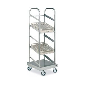 Distform Chariot en Inox pour Paniers à Verres Acier inoxydable 610x650x1892mm