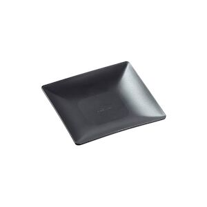 SOLIA Assiette Fluid' PP noir 110 x110 mm - par 100 pièces