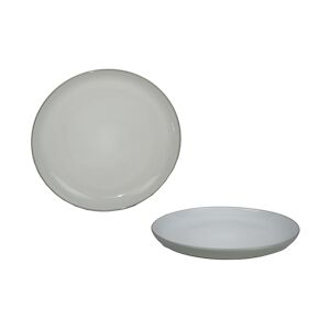 ART Lot de 24 Assiette Dessert Malaga Gris 19.5cm Gres Maitre Chef