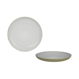 ART Lot de 24 Assiette Dessert Malaga Beige 19.5cm Gres Maitre Chef