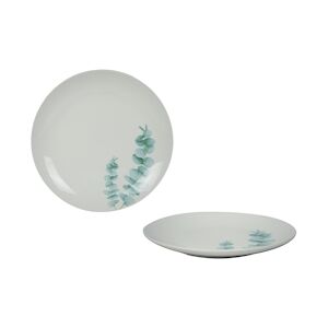 ART Lot de 24 Assiette Dessert Euca 20.5cm Porcelaine Maitre Chef