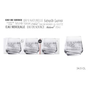 ART Lot de 8 Verres a Eau Suggestion x3 Maitre Chef