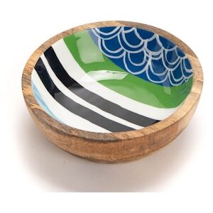 Coupelle 15 cm en Azur x2 -  Decore Rond Bois Amadeus