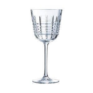 6 verres à vin 35cl Rendez-vous - Cristal d'Arques - Kwarx au design vintage - Publicité