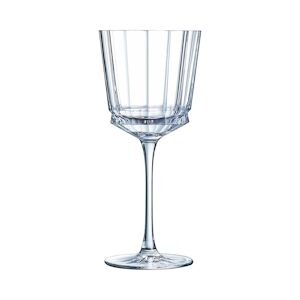 6 verres à pied 35cl Macassar - Cristal d'Arques - Verre ultra transparent au design vintage - Publicité