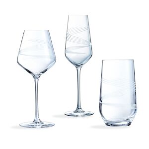 Service de verres 12 pièces Intense - Cristal d'Arques - Publicité