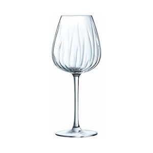 Lot de 4 verres à pied 47 cl Swirly - Cristal d'Arques - Publicité