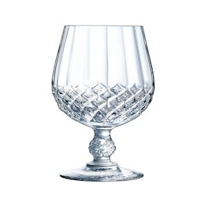 6 verres à Cognac 32cl Longchamp - Cristal d'Arques - Verre ultra transparent au design vintage - Publicité