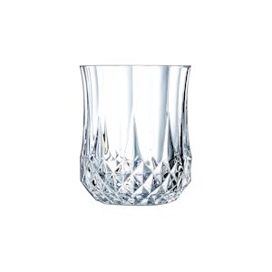 6 verres à eau vintage 23cl Longchamp - Cristal d'Arques - Verre ultra transparent au design vintage - Publicité