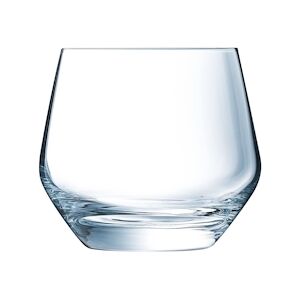 6 verres à eau moderne 35cl Ultime - Cristal d'Arques - Verre ultra transparent moderne - Publicité