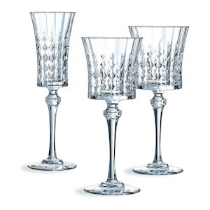 Ensemble 18 verres à pied Lady Diamond - Cristal d'Arques - Publicité