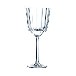 6 verres à pied de table 25cl Macassar - Cristal d'Arques - Verre ultra transparent au design vintage - Publicité