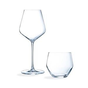 Ensemble 12 verres  Ultime - Cristal d'Arques - Publicité