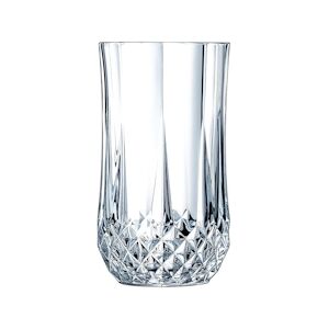 6 verres à eau vintage 36cl Longchamp - Cristal d'Arques - - Publicité