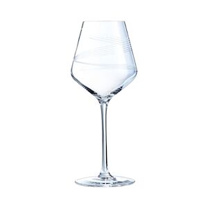 4 verres à pied 38cl Intense - Cristal d'Arques - Verre ultra transparent - Publicité