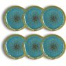 OGO LIVING - Lot 6 Assiettes Plates Motala 28cm En Gres