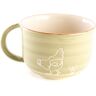 Tasse déjeuner Diane x4 -  55 cl Vert Rond Grès Amadeus 12.7x15.9 cm