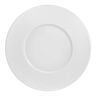 Assiette plate Nymphéa  27 cm x6 -  Blanc Rond Porcelaine Table Passion