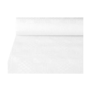 Papstar Nappe damassée 50 m x 1,2 m blanc