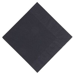 Duni Serviette Oate 3 Plis Noire 330 mm   Lot de 1000