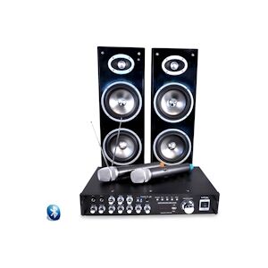 Ltc Audio Ensemble karaoke - Afficheur digital - BLUETOOTH + 2 Micros VHF - LTC KARAOKE-STAR3-WM