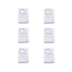 KYF Lot de 6 x Mini alarme fenêtre/porte (Avec fonction carillon)
