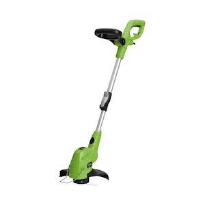 VITO Coupe bordures electrique 450W Mat téléscopique Coupe 25cm-Tête matique fil 1.5mm Guide de coupe VITO Garden