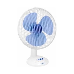 Bestron Ventilateur De Table - Panier 35cm - Blanc - 40w - Debit Dair 40,24,20m3/min. Vitesse De Lair 2,49m/sec - Sonore: 49,3 D