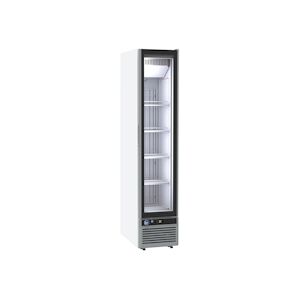 Iarp Vitrine verticale négative SLIM GLEE X SLIM NV, 380 x 566 x 1811 mm, ventilé, blanc, présentation glaces