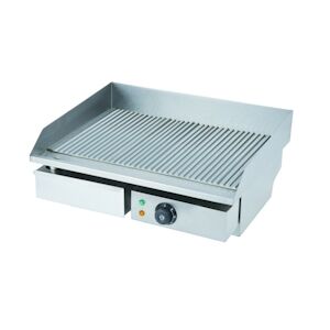 Plancha Electrique Professionnelle 3000W Plaque Rainurée - GDEG821