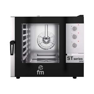 FM Four Mixte Gaz A Injection De Vapeur 880X 935X835 -6 Niveaux 600X400/Gn1/1 - 400/3+N/50-60Hz - Elec 650 Gaz 14Kw - Analogique STB-606-M-GAS