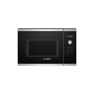 Bosch micro-ondes Encastrable 25l 900w Plateau Tournant Inox