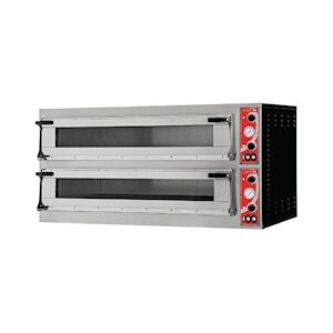 Gastro M Four à pizza électrique Milan 2 2x3 Ø36cm 12kW/h 1305x600x745(h)mm.