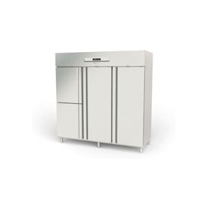 CORECO Armoire Avec Cremailleres 2 Portillons 2 Portes Gn2/1 - Isolation 75Mm - 2055X860X2130 - Capacite 2197L - Temperature -2C/+8C AGR-2004