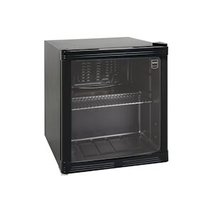 Metro Professional Minibar / Réfrigérateur GPC1046, verre / acier inoxydable, 43 x 48 x 51.5 cm, 46 L, froid ventilé, noir