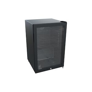 Metro Professional Réfrigérateur à boissons GSC2125B, métal / verre, 54.5 x 54 x 84 cm, 118 L, refroidissement statique par air, avec serrure, noir