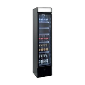 L2G - VBC125C - vitrine a boissons etroite r600a, 0°c/+7°c, 1 porte battante vitree, 6 etageres