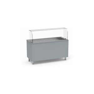 ERATOS Module Vente Emporter Cuve Bain Marie Sec 3Gn Ext Rieur Blanc MTCS-3G-B