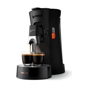 Philips Machine a Cafe dosette SENSEO SELECT CSA240/61, Intensity Plus, Booster d'arômes, Crema plus, 1 a 2 tasses, Noir Carbo usage non-intensif Philips