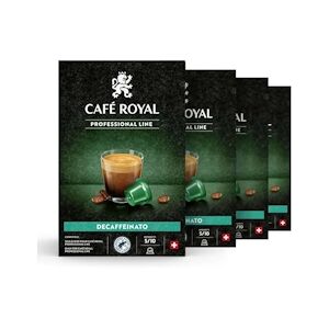 CAFÉ ROYAL Café en Capsule Décaféiné pour machine Café Royal Pro uniquement 4 x 48