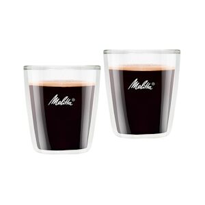 Melitta verres pour café expresso 80 ml transparent x2