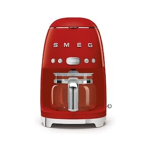 SMEG Machine à café filtre 1.4 rouge - Inox Smeg 25.6x24.6 cm