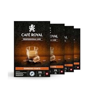 CAFÉ ROYAL Café en Capsule Espresso Forte pour machine Café Royal Pro uniquement 4 x 48