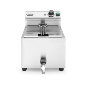 Friteuse Profi Line avec robinet de vidange - 8 l, HENDI, Profi Line, 8L, Gris, 230V/3500W, 305x515x(H)350mm