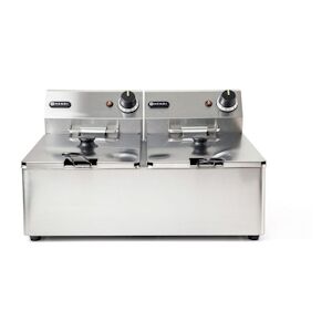 Friteuse Kitchen Line - 2x 6L, HENDI, Kitchen Line, 12L, 230V/6600W, 550x430x(H)290mm