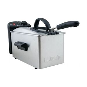 HKOENIG Friteuse Electrique HKoeNIG - DFX300 - 3 L - 2100 W - Acier inoxydable usage non-intensif HKOENIG