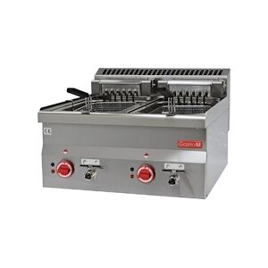 Gastro M Double friteuse 60/60FRE 2 x 10L